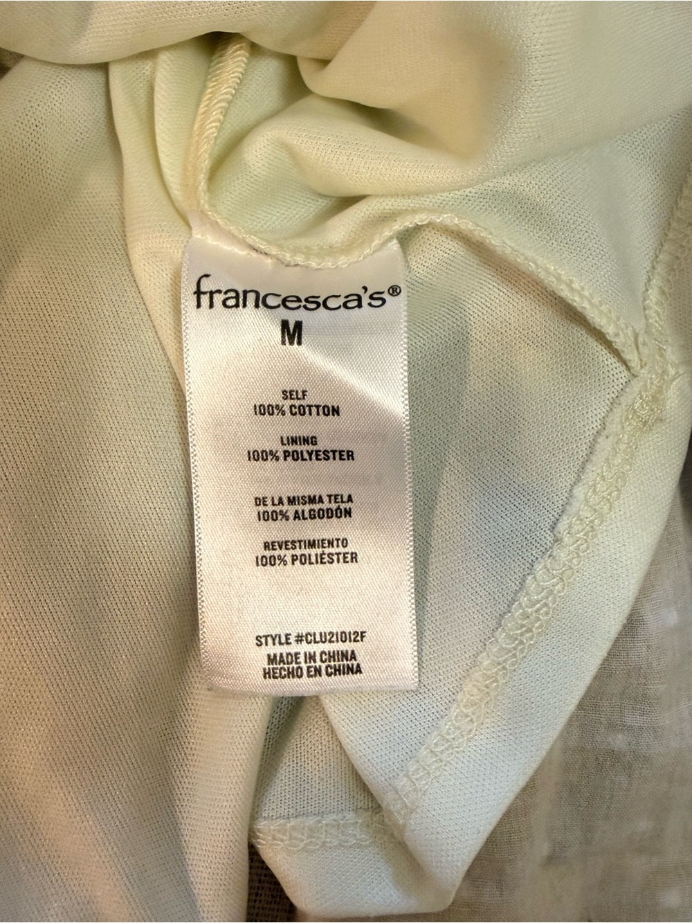 Francesca's Collections Cream Maxi Dress with Red Rose Print - Picture 8 of 9